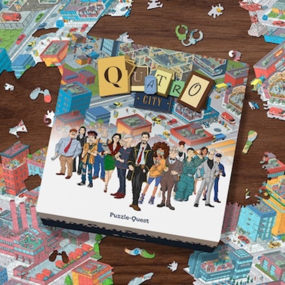 Quatro City game: kickstarter version set #1